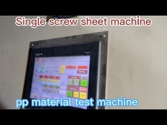 電気熱水冷却連続プラスチックエクストルーダーマシン