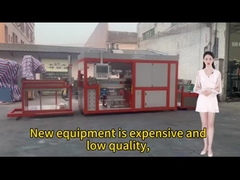 完全に自動的なプラスチックトレイ熱形作機