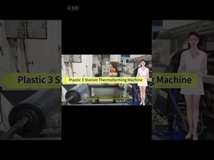 全自動プラスチック3ステーション熱成形機