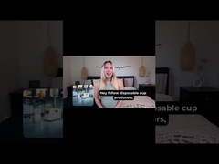 全自動プラスチック製のコーヒーカップを作る機械