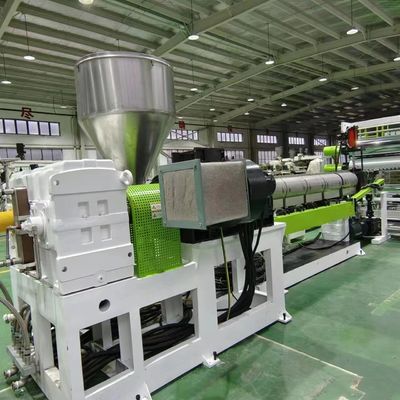 使用済みプラスチックシートエクストルーダー 150mm シングルスクリューエクストルーションシートマシン