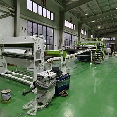 使用済みプラスチックエクストルーダー PP ペットシートエクストルーションライン 連続