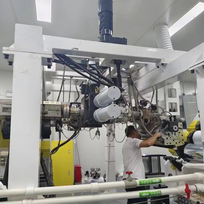 変速駆動付きの使用された高速PETプラスチックエクストルーダー