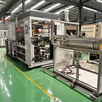 完全に自動的なPPプラスチック容器 トレイボックス 圧力 真空 形作機 マックス 形作深さ 180mm 380V