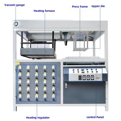 560*610mm マックス 形成 面積 の プラスチック 製造 用 の 自動 小型 真空 形状 機械