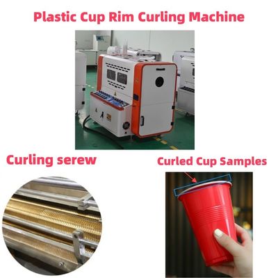 完全に自動 プラスチック製のカップの輪巻き機