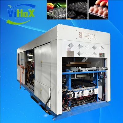 効率的な プラスチック食品トレイ 熱形作機